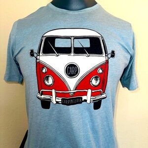 Vintage cotton and style. VW. Shirt from a trip to Carpinteria. (California)